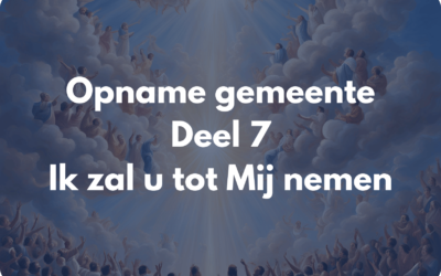 De opname d7 | Tot Mij nemen